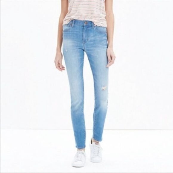 Madewell 9" High-Riser Skinny Jeans in Sadie Wash style E9705  size 26 - Picture 10 of 10